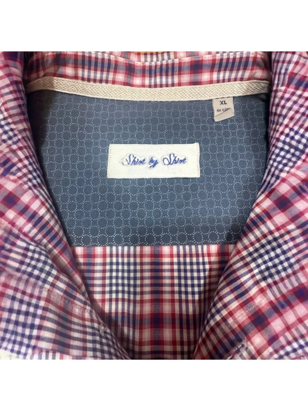 Shirt by Shirt Men XL Multicolor Plaid Button Down Long Sleeve Flannel Shirt